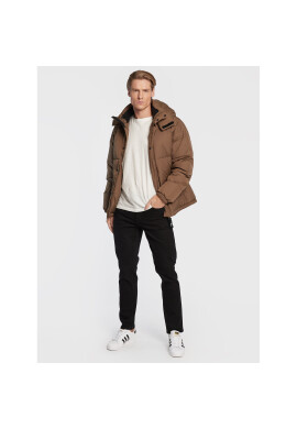 Solid Пухено яке 21107218 Кафяв Relaxed Fit - Pepit.bg