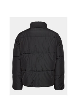 Solid Пухено яке 21107823 Черен Regular Fit - Pepit.bg