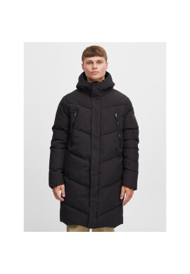 Solid Пухено яке 21107825 Черен Regular Fit - Pepit.bg