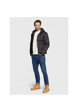 Solid Пухено яке Cole 21107081 Черен Regular Fit - Pepit.bg