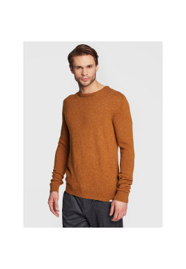 Solid Пуловер Dylion 21107341 Кафяв Regular Fit - Pepit.bg