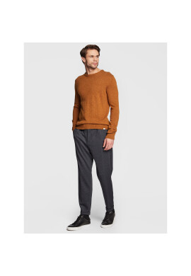 Solid Пуловер Dylion 21107341 Кафяв Regular Fit - Pepit.bg