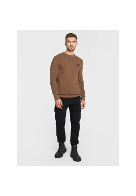 Solid Пуловер Valencia 21106094 Кафяв Regular Fit - Pepit.bg
