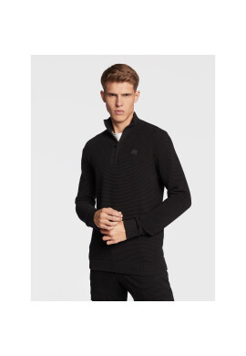 Solid Пуловер Valencia 21106433 Черен Regular Fit - Pepit.bg