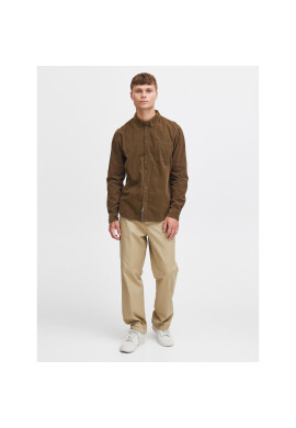 Solid Риза 21104208 Кафяв Regular Fit - Pepit.bg