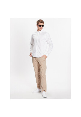 Solid Риза 21106618 Бял Regular Fit - Pepit.bg