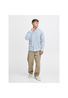 Solid Риза 21106618 Син Regular Fit - Pepit.bg