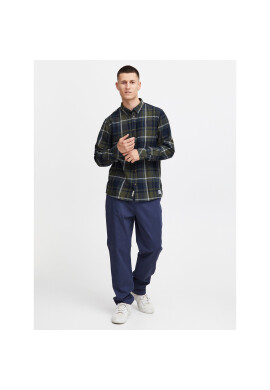 Solid Риза 21107051 Зелен Regular Fit - Pepit.bg