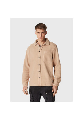 Solid Риза 21107469 Бежов Casual Fit - Pepit.bg