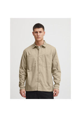 Solid Риза 21107567 Зелен Regular Fit - Pepit.bg