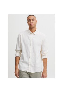 Solid Риза 21107646 Бял Regular Fit - Pepit.bg