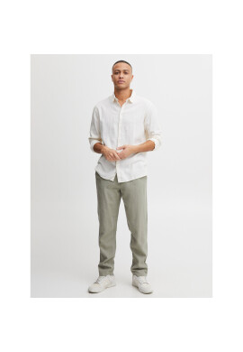 Solid Риза 21107646 Бял Regular Fit - Pepit.bg