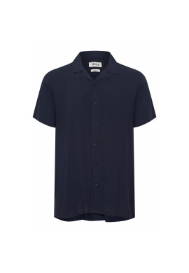 Solid Риза 21107683 Тъмносин Casual Fit - Pepit.bg