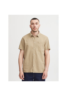 Solid Риза 21107684 Бежов Regular Fit - Pepit.bg