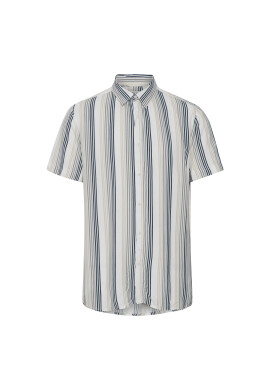 Solid Риза 21107685 Тъмносин Regular Fit - Pepit.bg
