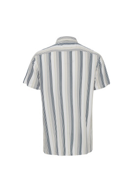 Solid Риза 21107685 Тъмносин Regular Fit - Pepit.bg
