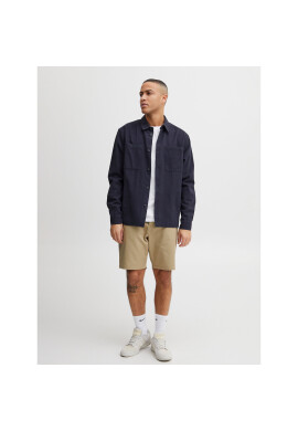 Solid Риза 21107710 Тъмносин Regular Fit - Pepit.bg