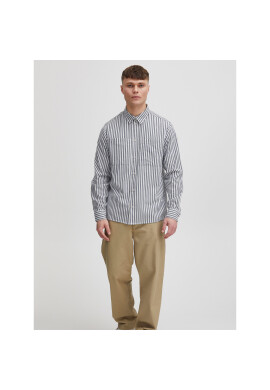 Solid Риза 21107889 Син Regular Fit - Pepit.bg