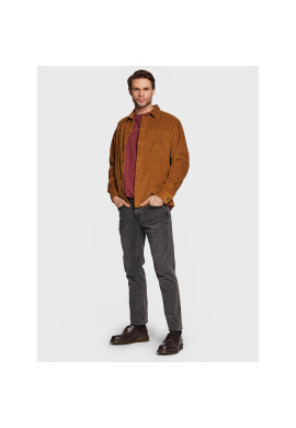 Solid Риза Dahy 21107322 Кафяв Casual Fit - Pepit.bg