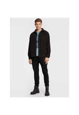 Solid Риза Doyoon Pile 21107469 Черен Oversize - Pepit.bg