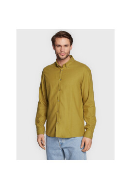 Solid Риза Pete 21107465 Кафяв Regular Fit - Pepit.bg