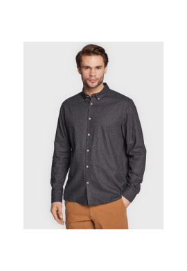 Solid Риза Pete 21107465 Сив Regular Fit - Pepit.bg