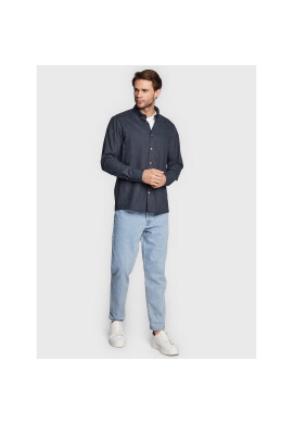 Solid Риза Pete 21107465 Тъмносин Regular Fit - Pepit.bg