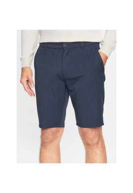 Solid Шорти от плат 21200394 Тъмносин Slim Fit - Pepit.bg