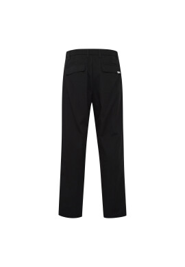 Solid Текстилни панталони 21107039 Черен Regular Fit - Pepit.bg