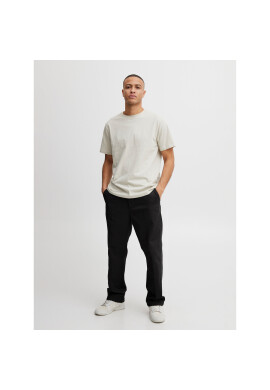 Solid Текстилни панталони 21107628 Черен Straight Fit - Pepit.bg