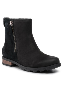 Sorel Боти Emelie Zip Bootie NL3502 Черен - Pepit.bg