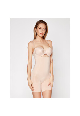 SPANX Оформящ гащеризон Oncore Openbust Mid-Thigh 10130R Бежов - Pepit.bg