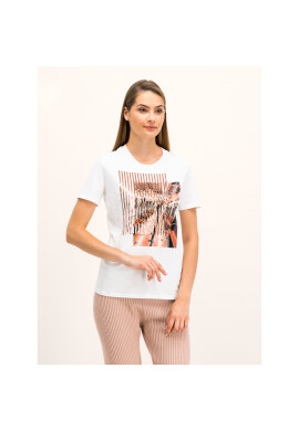 Sportmax Code Тишърт 79760195 Бял Regular Fit - Pepit.bg