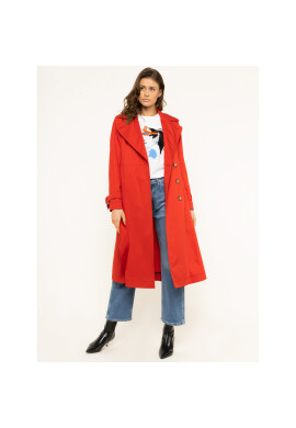 Sportmax Code Тренч Gang 70210202 Червен Regular Fit - Pepit.bg