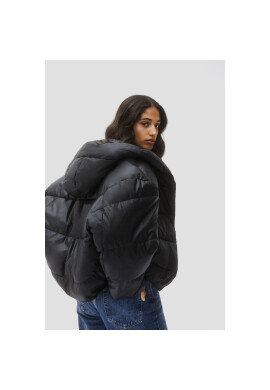 Sprandi Пухено яке AW21-JKTW002 Черен Regular Fit - Pepit.bg