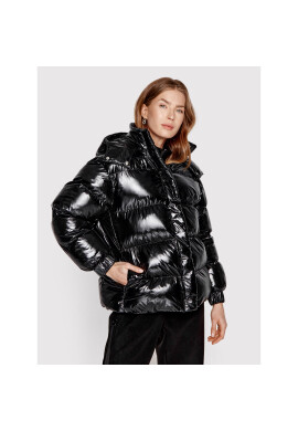 Sprandi Пухено яке SP22-KUD521 Черен Regular Fit - Pepit.bg