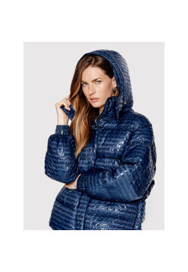 Sprandi Пухено яке SP22-KUD522 Тъмносин Regular Fit - Pepit.bg