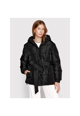 Sprandi Пухено яке SP22-KUD531 Черен Regular Fit - Pepit.bg