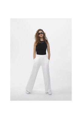 Sprandi Текстилни панталони SP22-SPD001 Бял Relaxed Fit - Pepit.bg