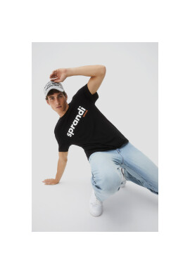 Sprandi Тишърт AW21-TSM012 Черен Regular Fit - Pepit.bg