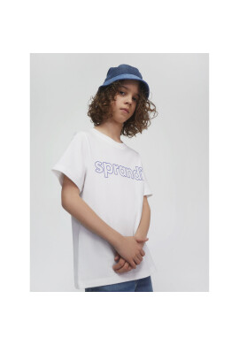 Sprandi Тишърт SS21-TSB001 Бял Regular Fit - Pepit.bg