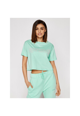 Sprandi Тишърт SS21-TSD004 Зелен Cropp Fit - Pepit.bg