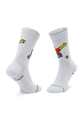 Stance Чорапи дълги мъжки Bart Simpson A556A22BAR Бял - Pepit.bg