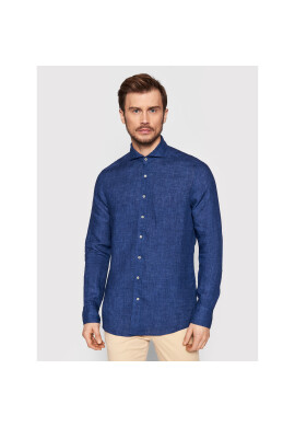 Stenströms Риза 774221 7970 Тъмносин Slim Fit - Pepit.bg