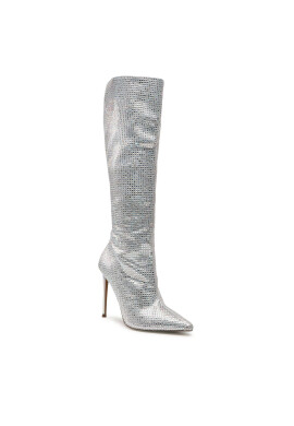 Steve Madden Ботуши Vibrant SM11002204-02003-954 Сребрист - Pepit.bg