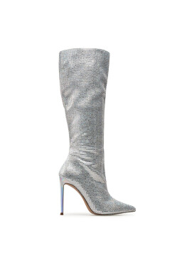 Steve Madden Ботуши Vibrant SM11002204-02003-954 Сребрист - Pepit.bg