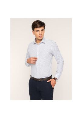 Strellson Риза 30017489 Бял Slim Fit - Pepit.bg
