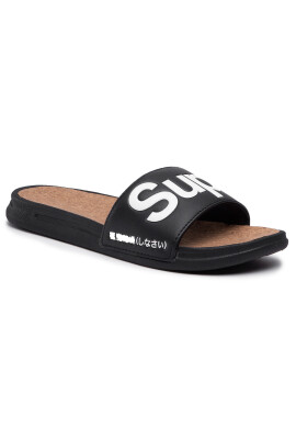 Superdry Чехли Cork Crewe Slide MF310130A Черен - Pepit.bg