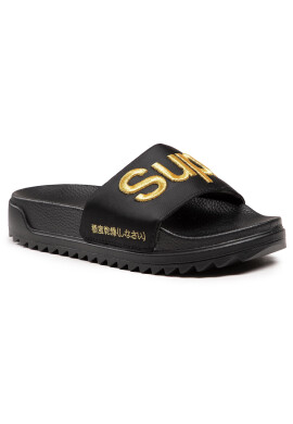 Superdry Чехли Satin Flatform Slide WF310126A Черен - Pepit.bg