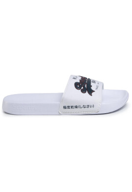 Superdry Чехли Vintage Logo Pool Slide MF310006A Бял - Pepit.bg